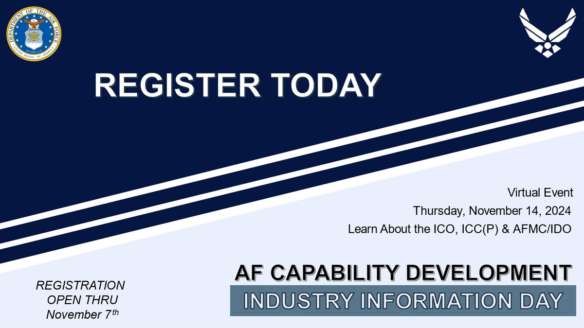 Air Force Capability Development, 2024 Industry Information Day